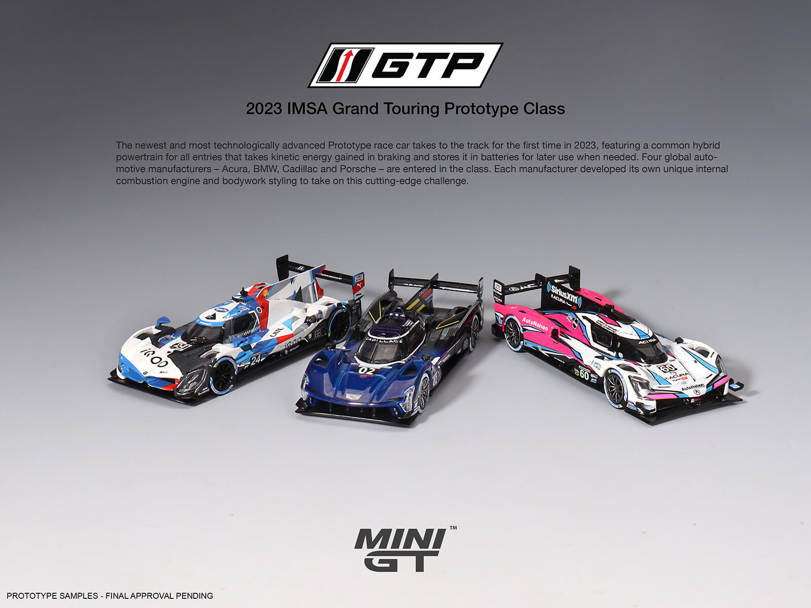 Pre order : MiniGT 1:64 2023 IMSA GTP Series -February 2024